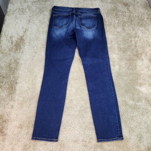 J. Crew Stretch Low-Rise Skinny-Leg Women's Size 26/28 Blue Denim Jeans #581 - Picture 4 of 10